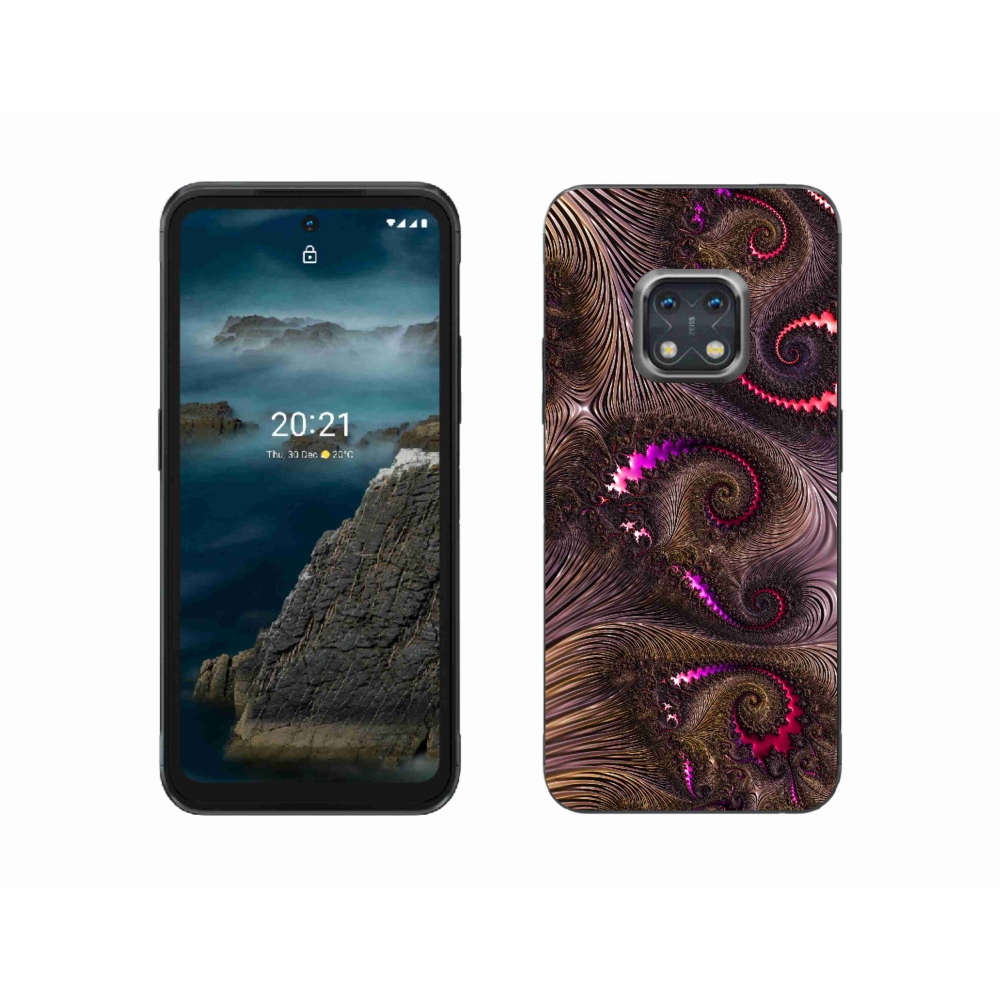 Gelový kryt mmCase na Nokia XR20 - abstraktní motiv 24