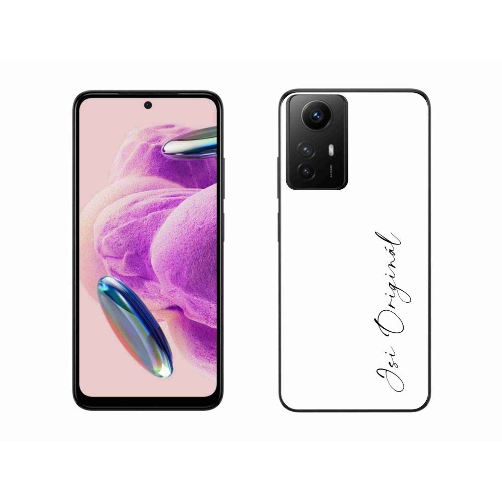 Gelový kryt mmCase na Xiaomi Redmi Note 12S - jsi originál bílé pozadí