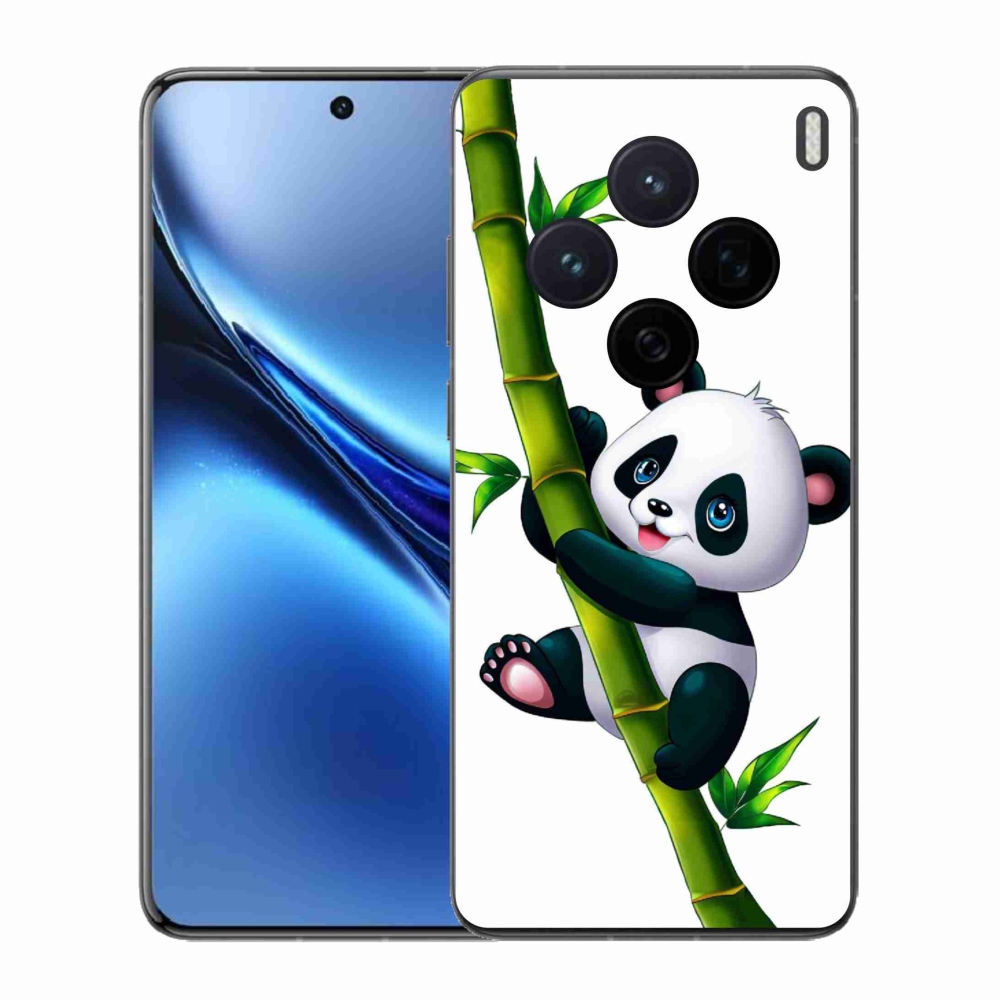 Gelový kryt mmCase na Vivo X200 5G - panda na bambusu