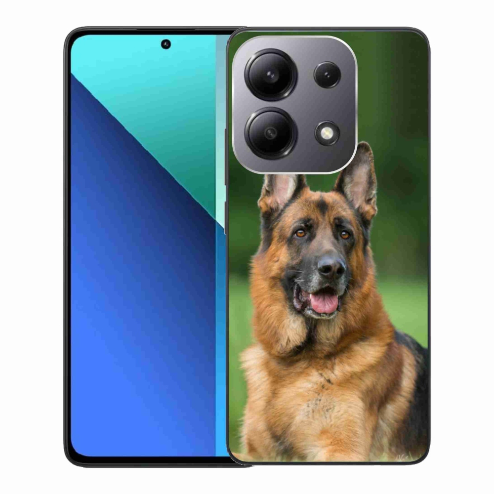 Gelový kryt mmCase na Xiaomi Redmi Note 13 - německý ovčák