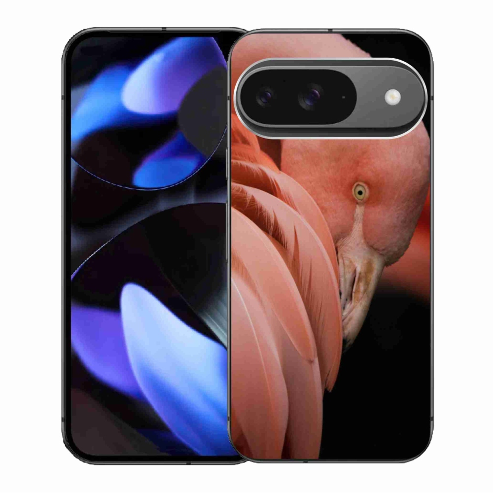 Gelový kryt mmCase na Google Pixel 9/9 Pro - plameňák 3