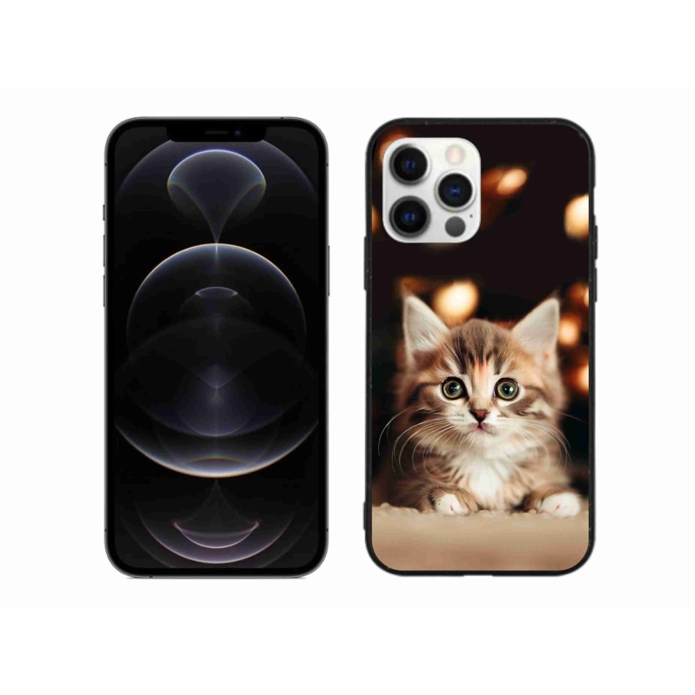 Gelový kryt mmCase na iPhone 12 Pro Max - roztomilé kotě 2