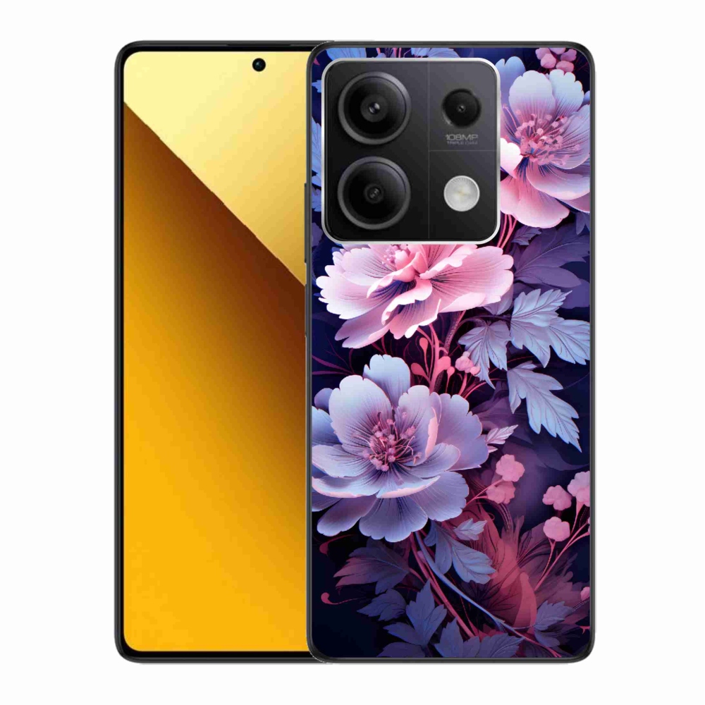Gelový kryt mmCase na Xiaomi Redmi Note 13 5G - květiny 11