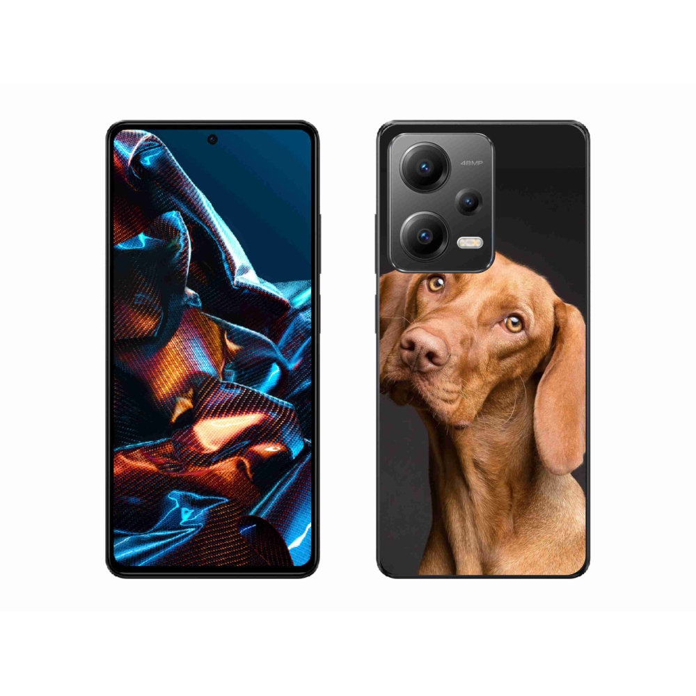 Gelový obal mmCase na mobil Xiaomi Redmi Note 12 Pro 5G - maďarský ohař