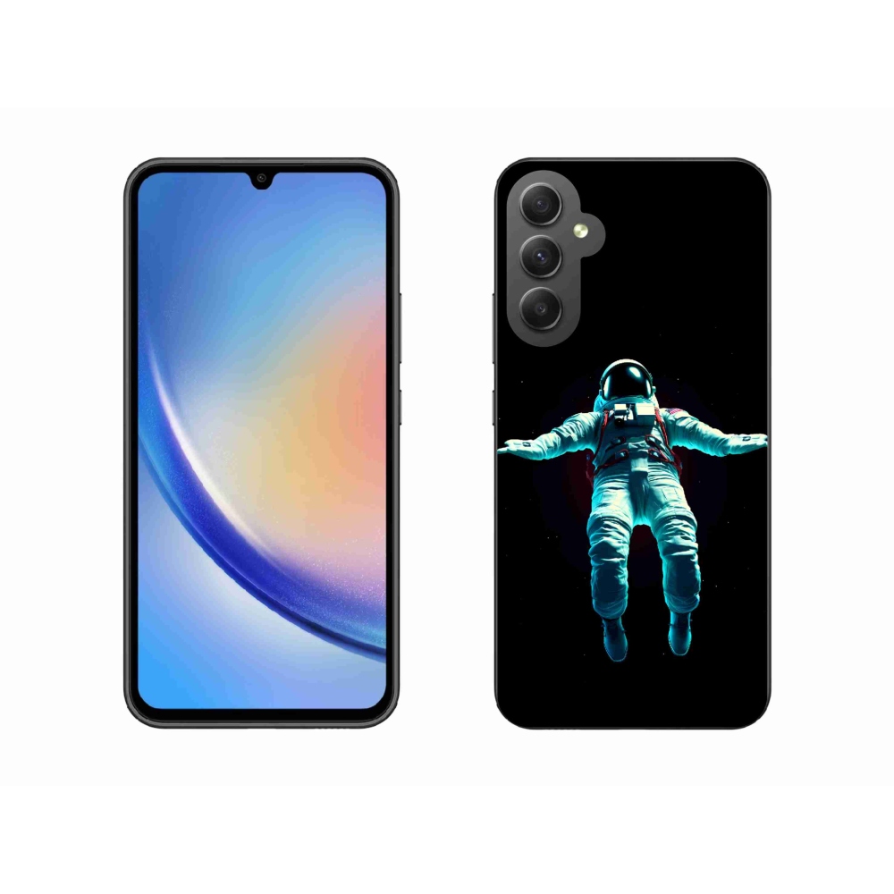 Gelový kryt mmCase na Samsung Galaxy A34 5G - kosmonaut