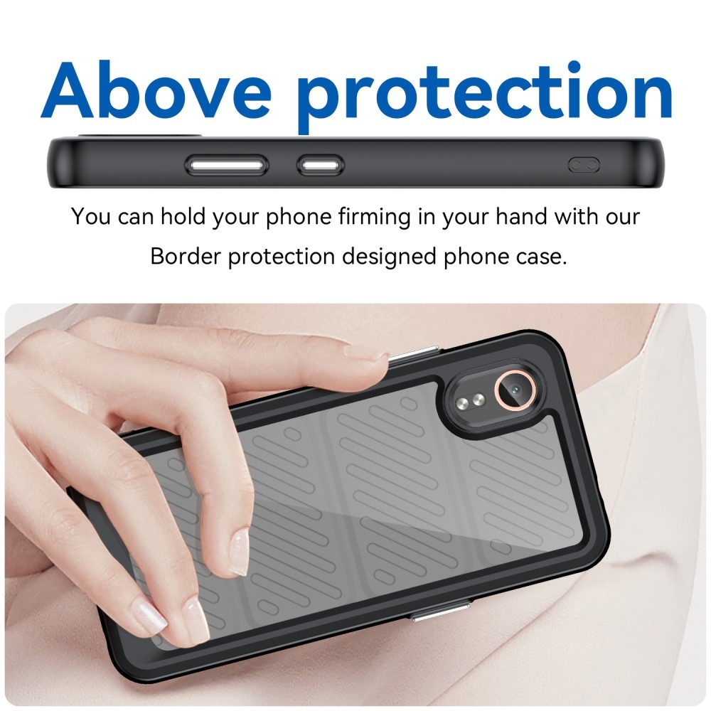 Gelový obal s pevnými zády na Samsung Galaxy Xcover 7 - černý
