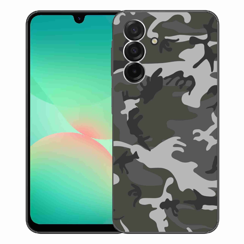 Gelový kryt mmCase na Samsung Galaxy A26 5G - maskáčový vzor