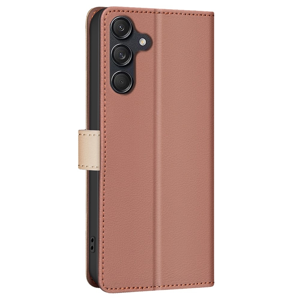 BNF DUO knížkové pouzdro na Samsung Galaxy A36 5G - hnědé