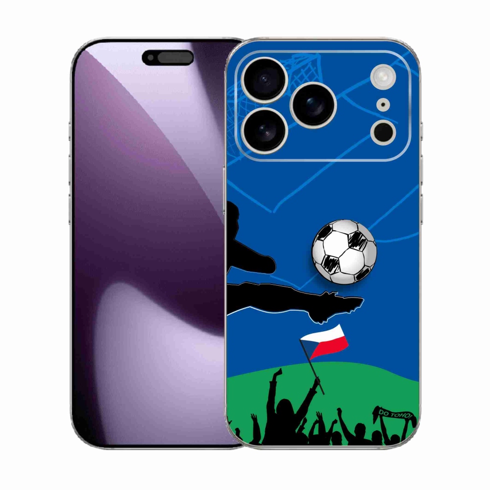 Gelový kryt mmCase na iPhone 17 Pro - fanoušci fotbalu