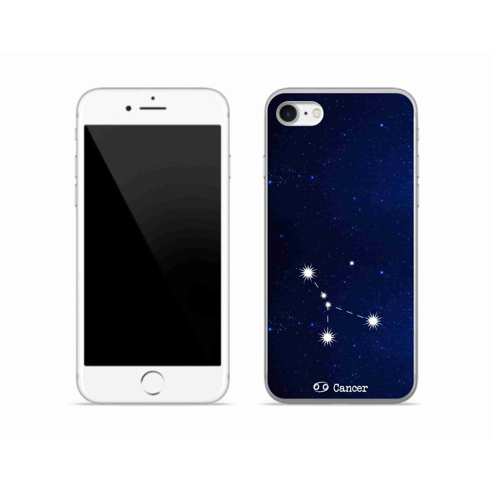Gelový kryt mmCase na iPhone SE (2022) - souhvězdí Raka