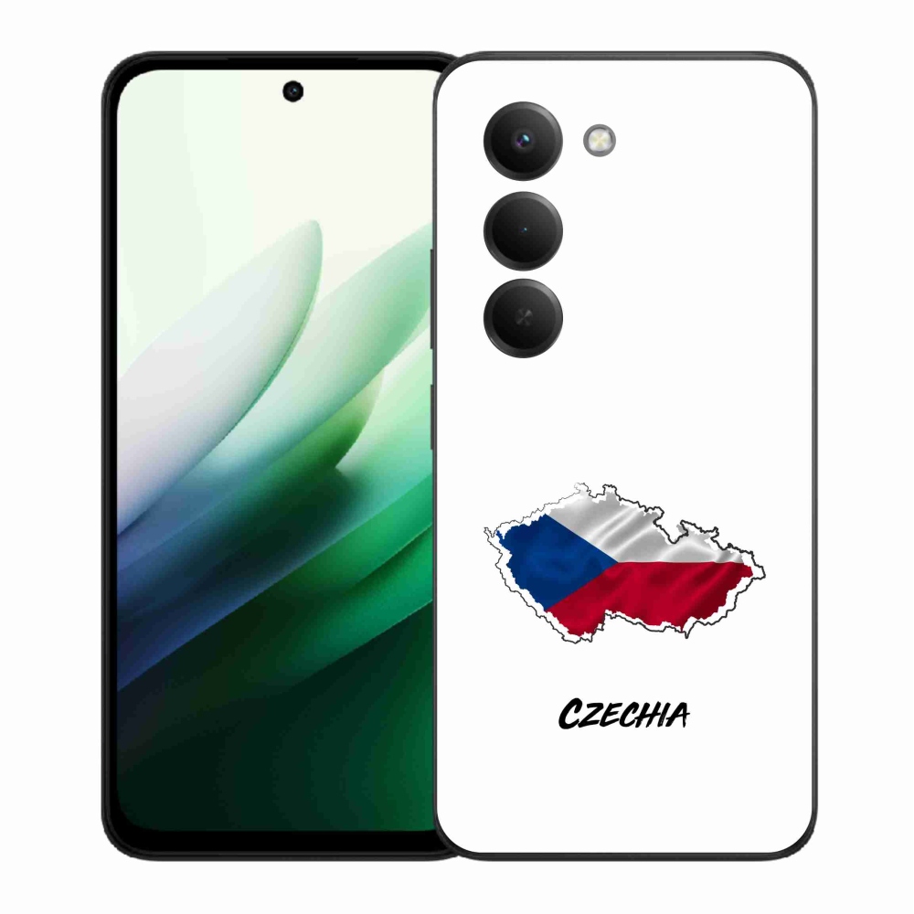 Gelový kryt mmCase na Xiaomi Redmi 15 5G (169mm) - Czechia bílé pozadí