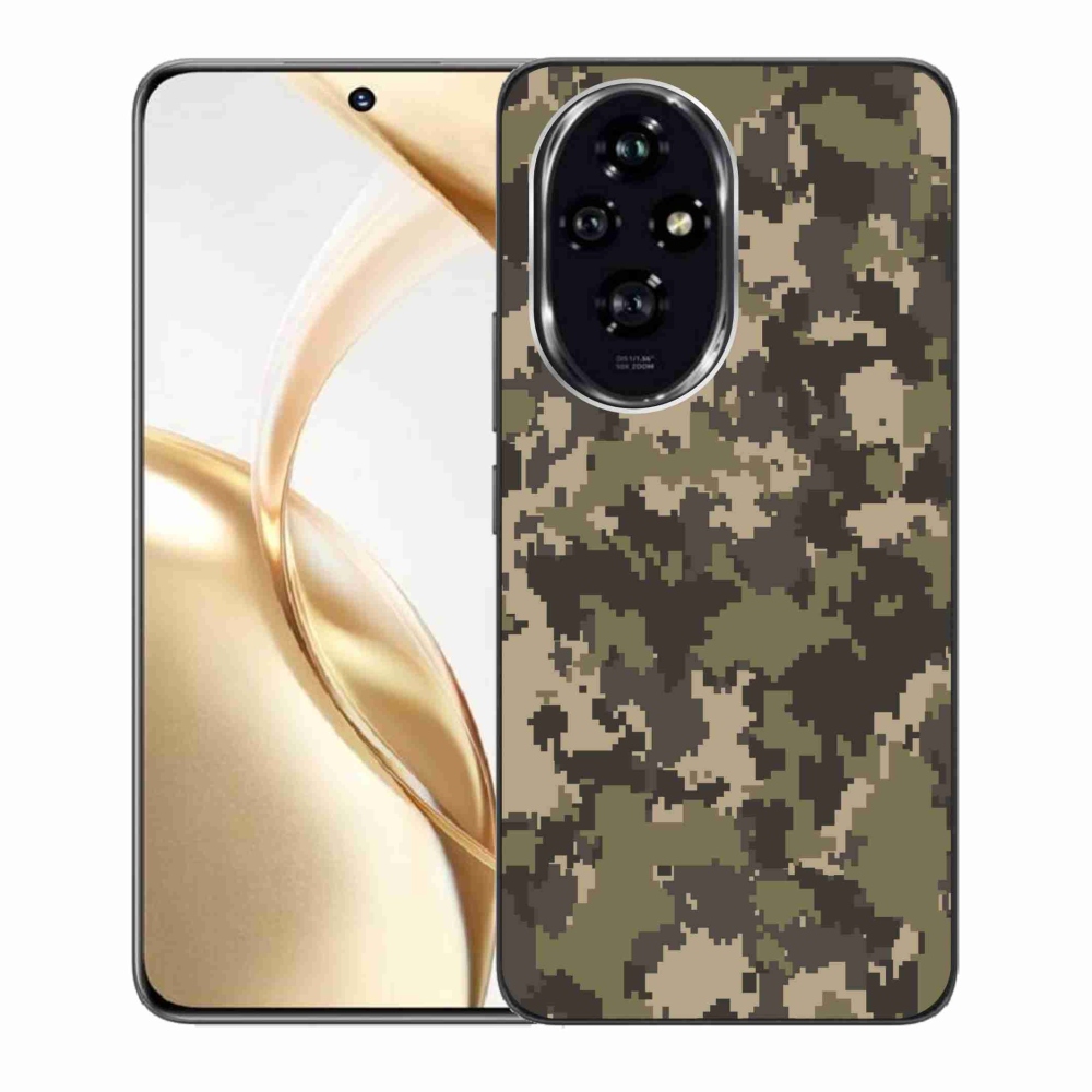 Gelový kryt mmCase na Honor 200 5G - maskáčový vzor 12