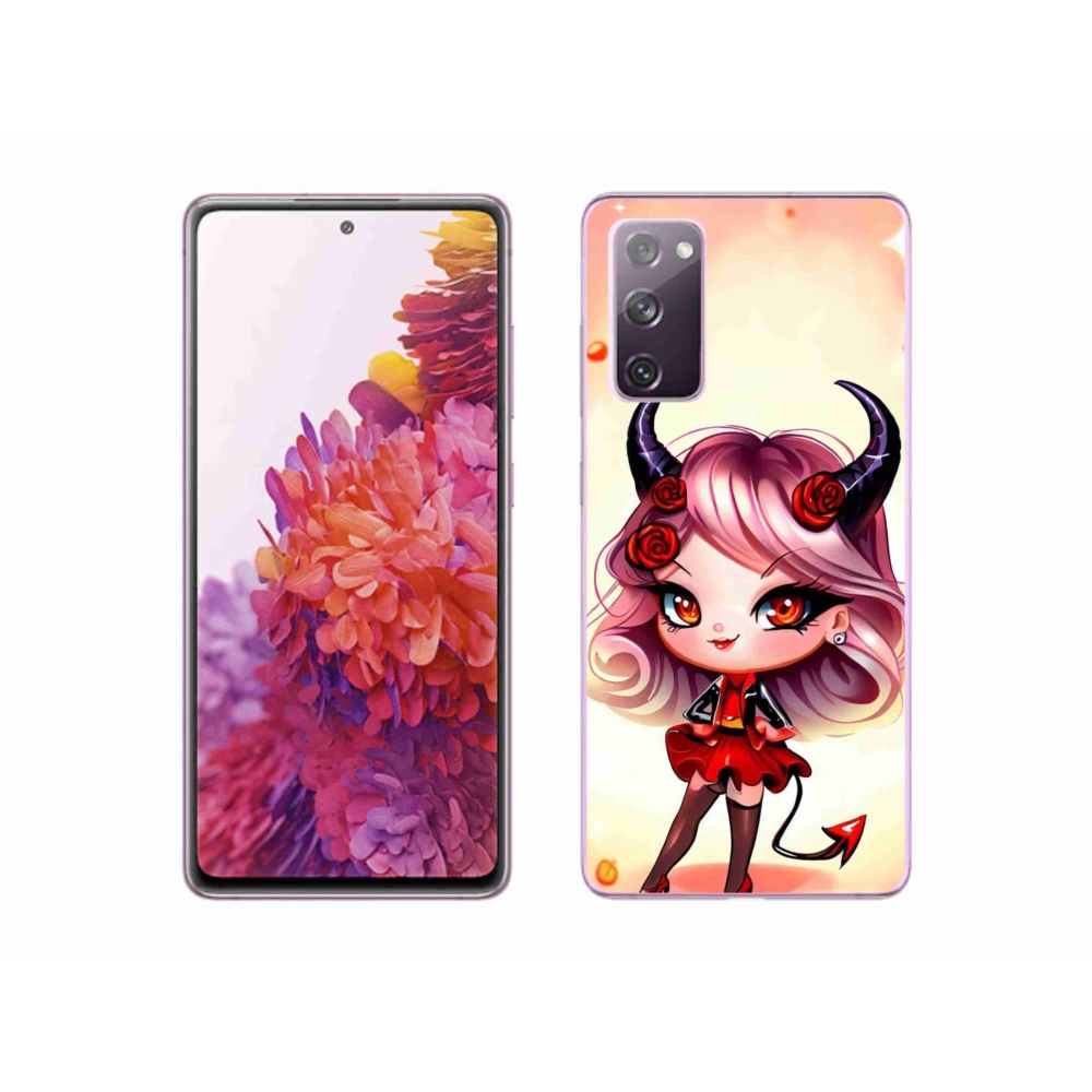 Gelový kryt mmCase na Samsung Galaxy S20 FE - kreslená čertice
