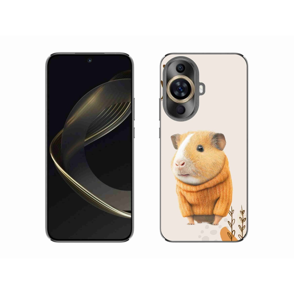 Gelový kryt mmCase na Huawei Nova 11 - morče ve svetru