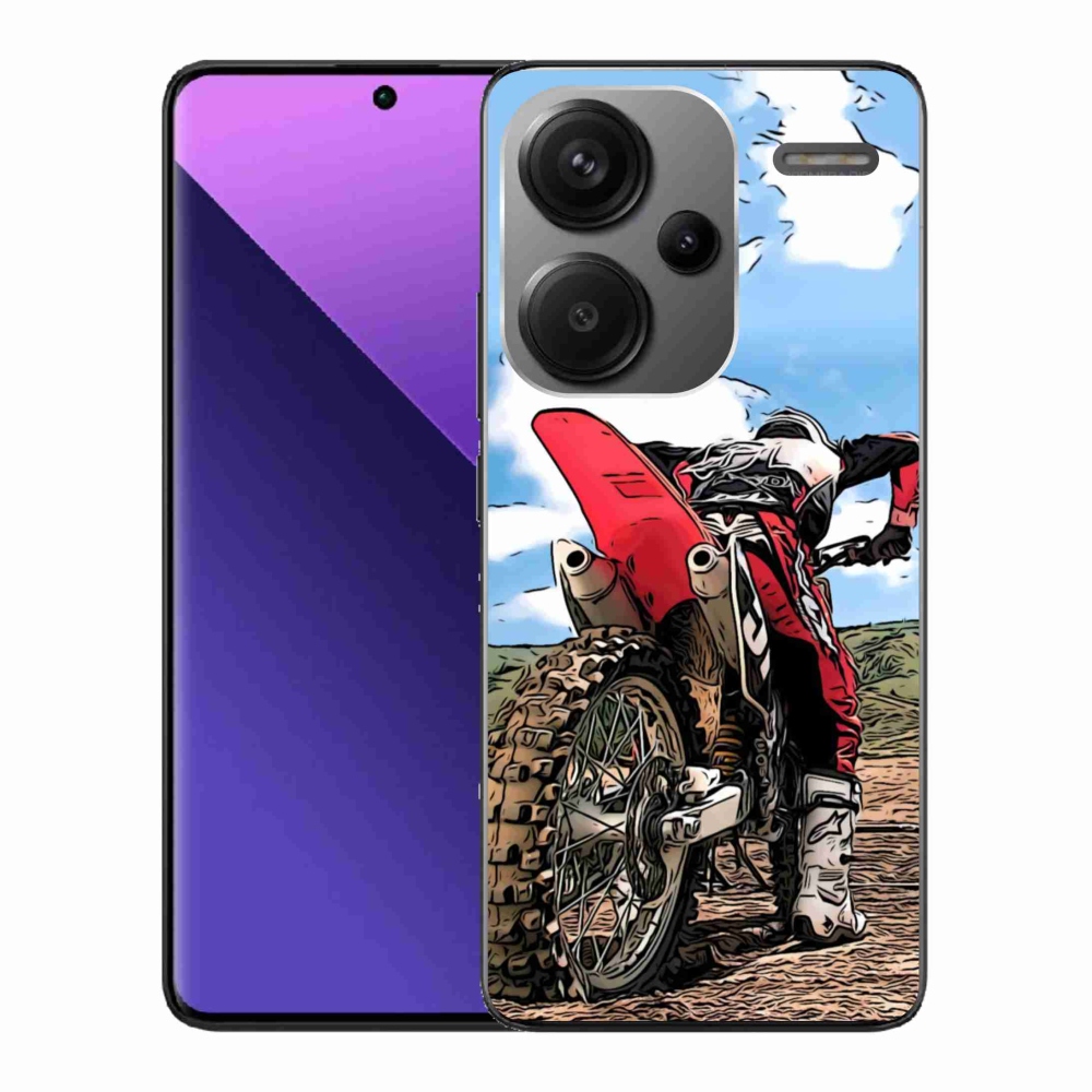 Gelový kryt mmCase na Xiaomi Redmi Note 13 Pro+ 5G - moto