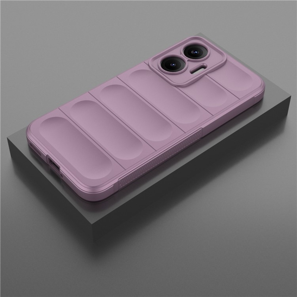 Rugg odolný gelový obal na Xiaomi Poco F7 5G - světlefialový