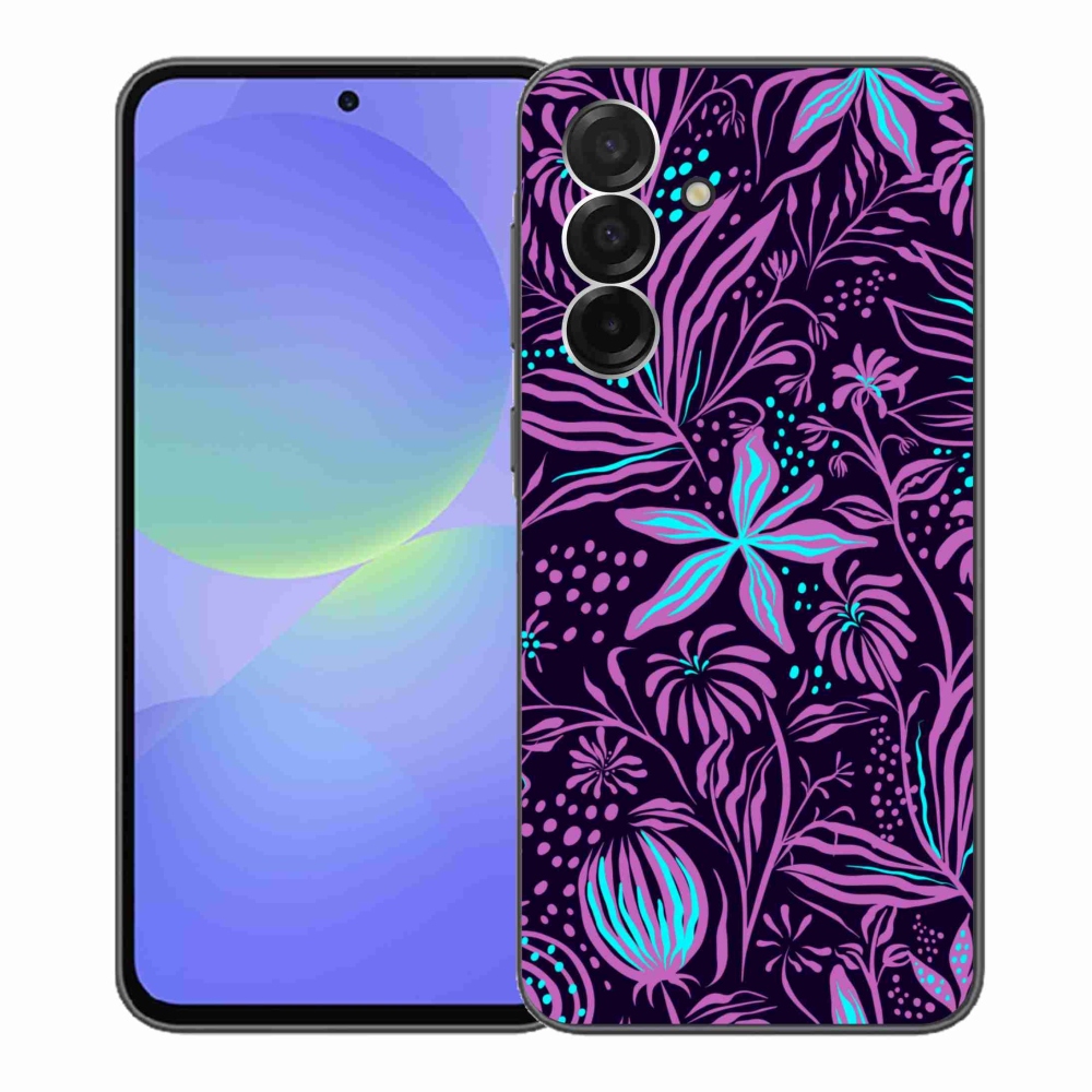 Gelový kryt mmCase na Samsung Galaxy A36 5G - květiny 2