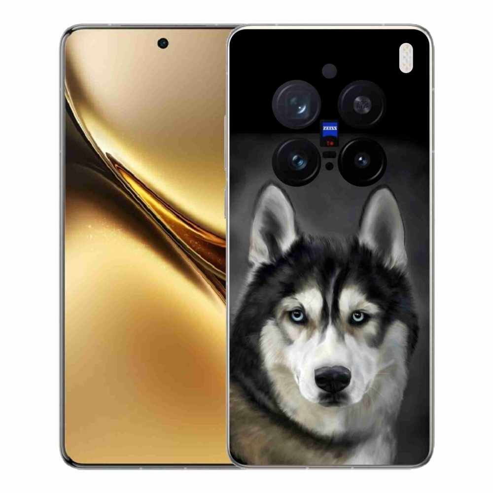 Gelový kryt mmCase na Vivo X200 Pro 5G - husky