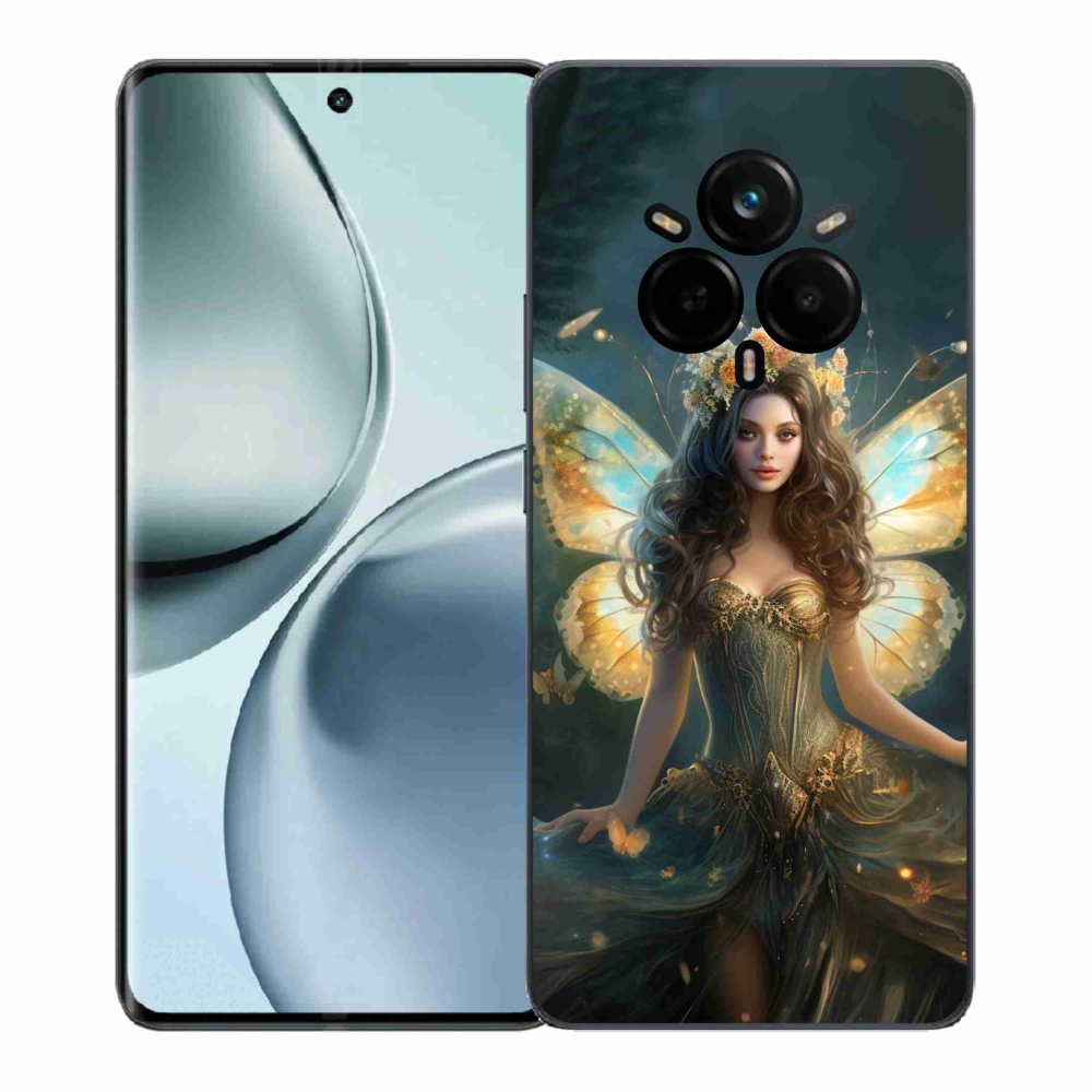 Gelový kryt mmCase na Realme 14 Pro 5G - motýlí žena