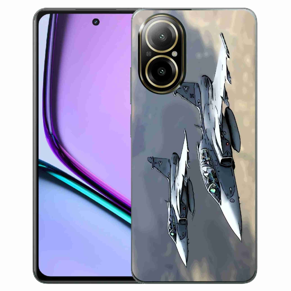 Gelový kryt mmCase na Realme C67 - stíhačky