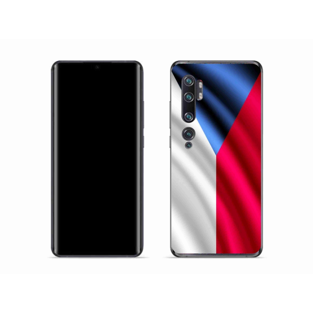Gelový kryt mmCase na mobil Xiaomi Mi Note 10 - česká vlajka