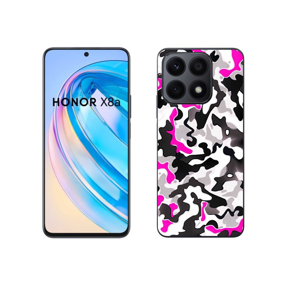 Gelový kryt mmCase na Honor X8a - maskáčový vzor 5