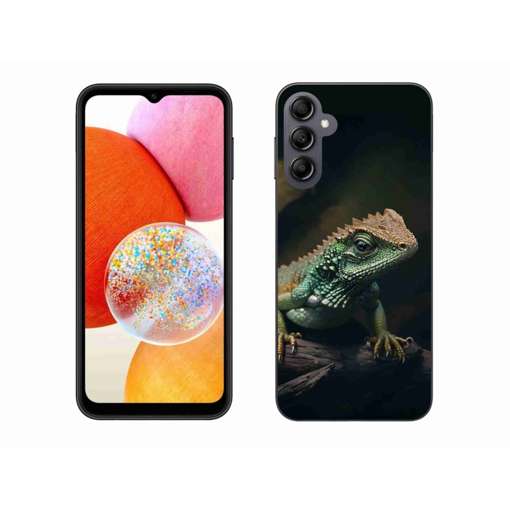 Gelový kryt mmCase na Samsung Galaxy A14 4G/5G - ještěr