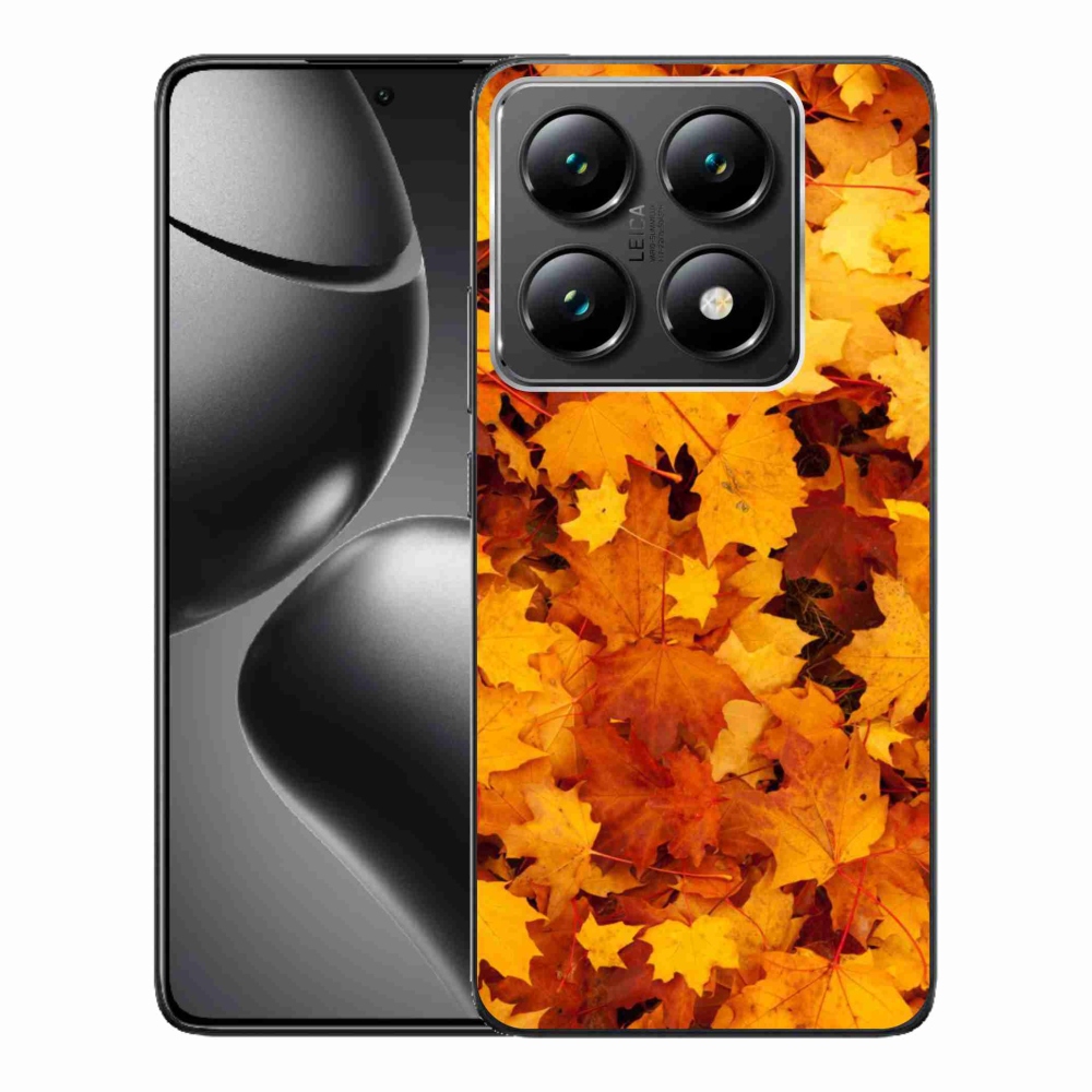 Gelový kryt mmCase na Xiaomi 14T Pro - javorové listy