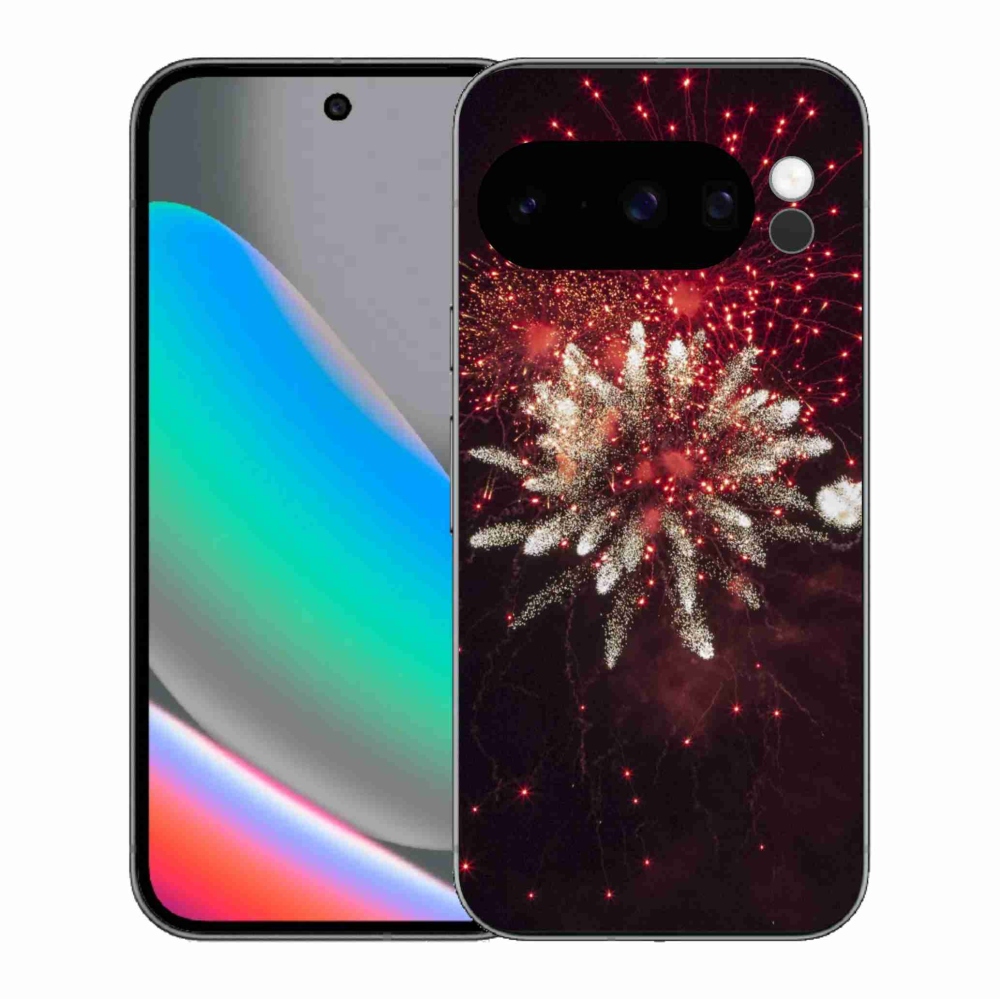 Gelový kryt mmCase na Google Pixel 10 Pro - ohňostroj