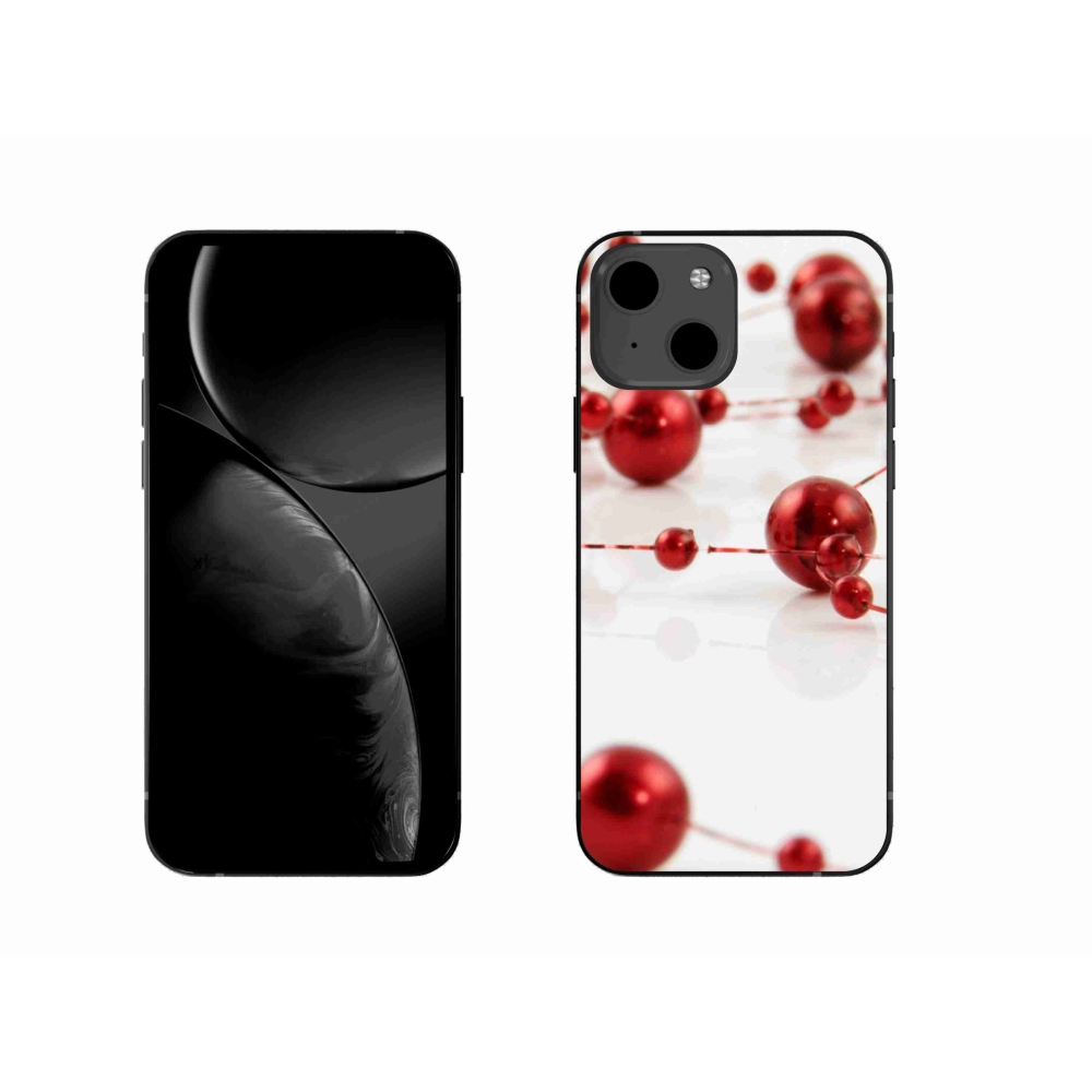 Gelový kryt mmCase na iPhone 13 6.1 - vánoční řetěz