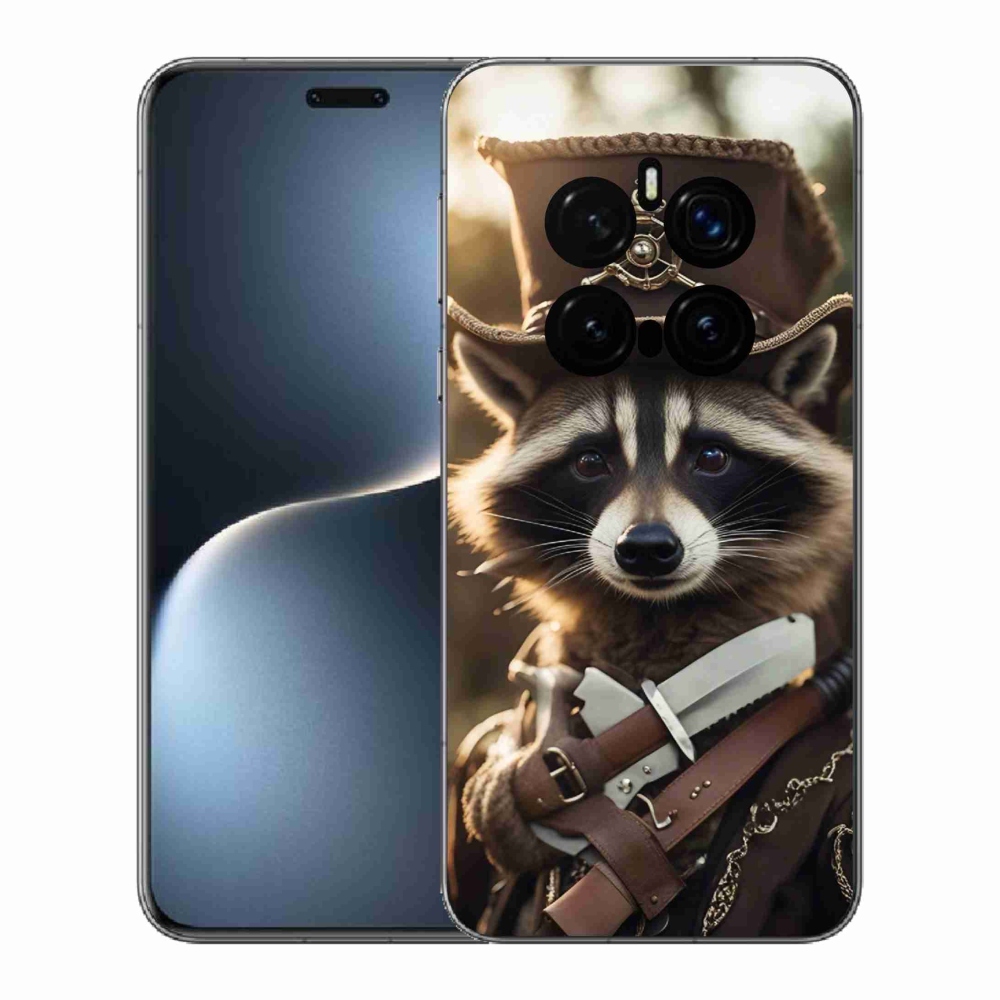 Gelový kryt mmCase na Honor Magic 7 Pro 5G - mýval v uniformě