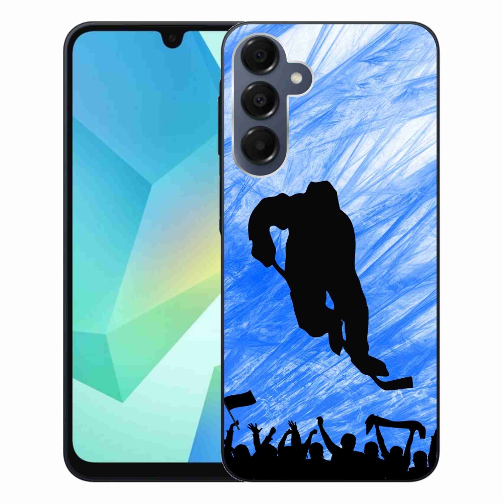 Gelový kryt mmCase na Samsung Galaxy A16 4G/5G - hokejový hráč