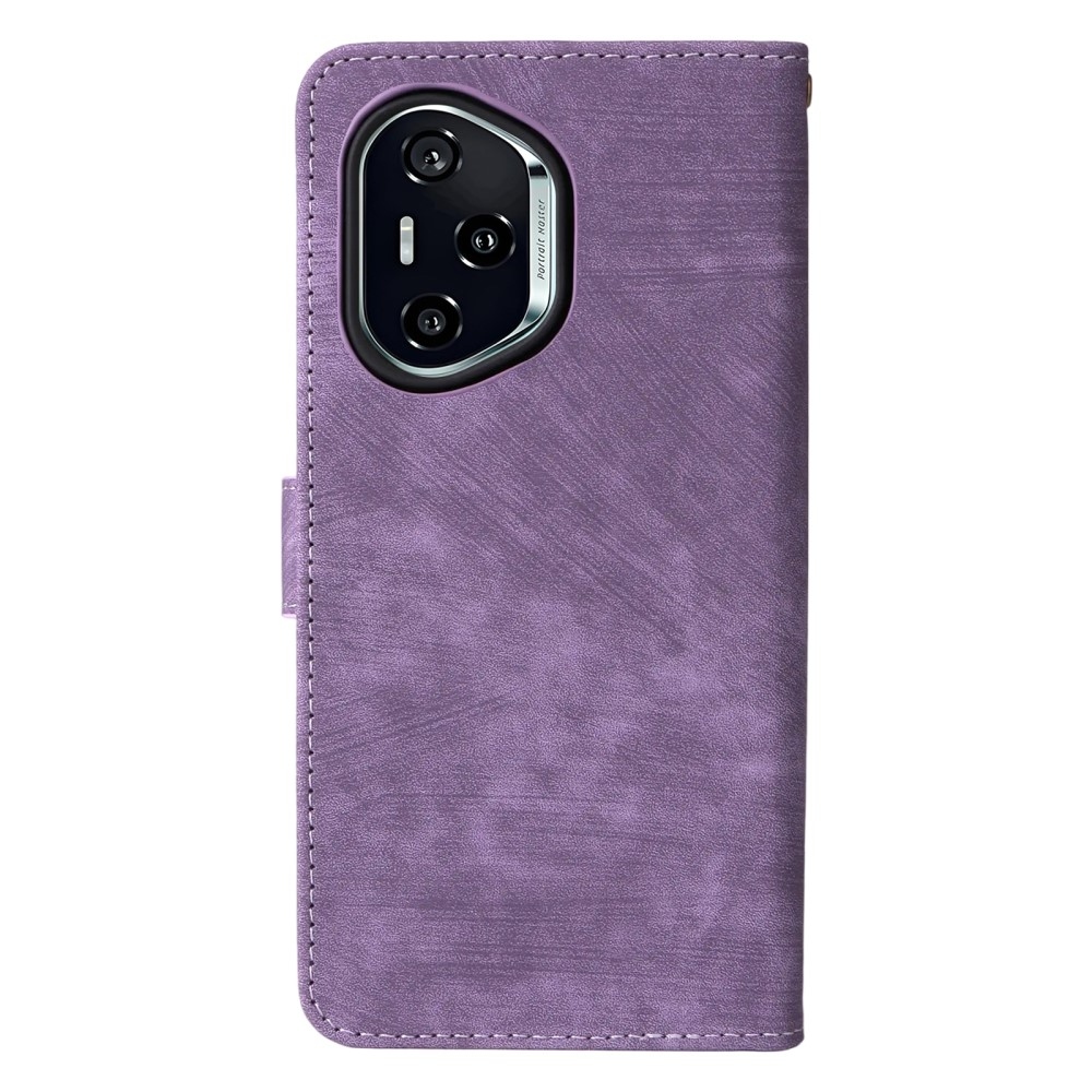 RFID knížkové pouzdro na Honor 400 - fialové