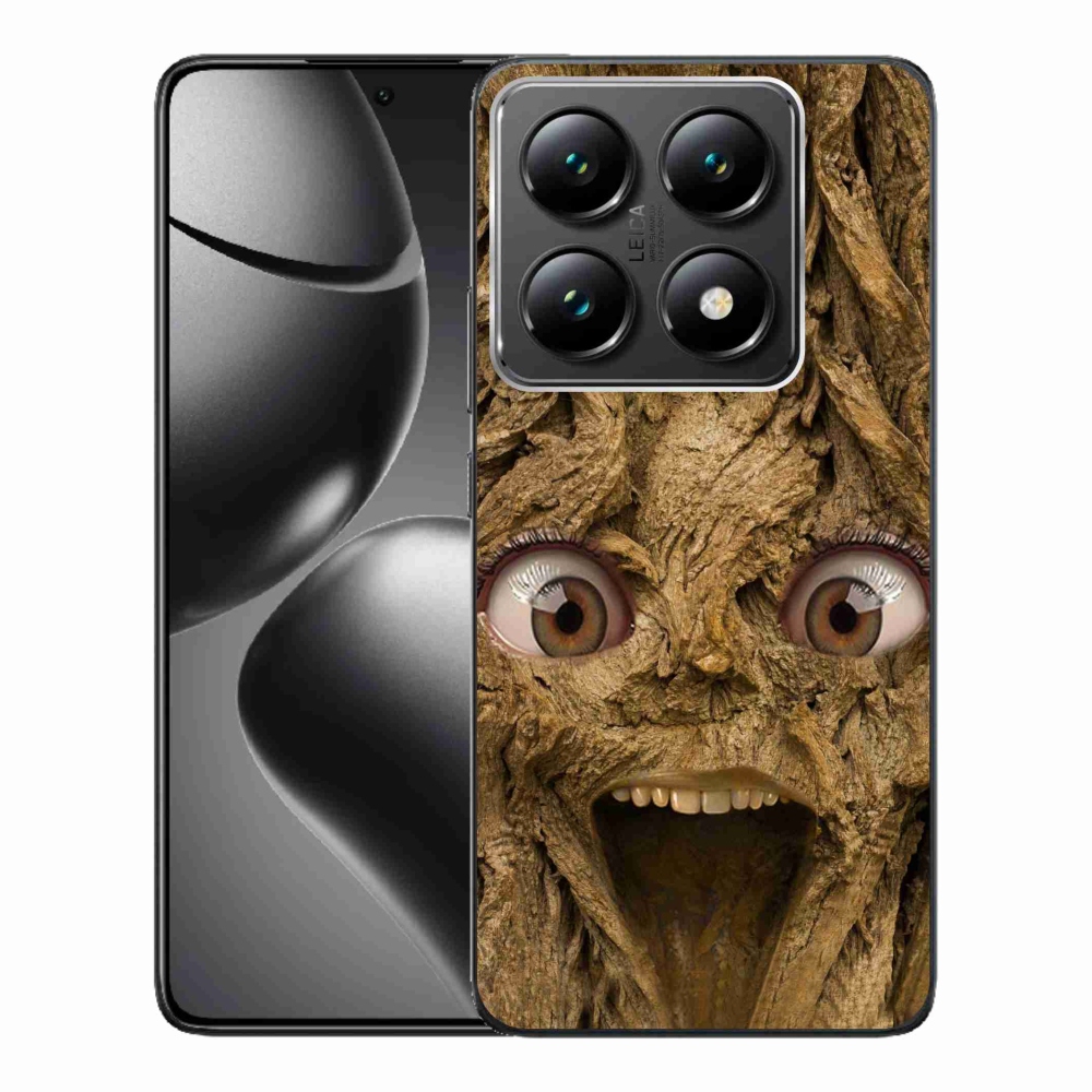 Gelový kryt mmCase na Xiaomi 14T Pro - veselý strom s očima