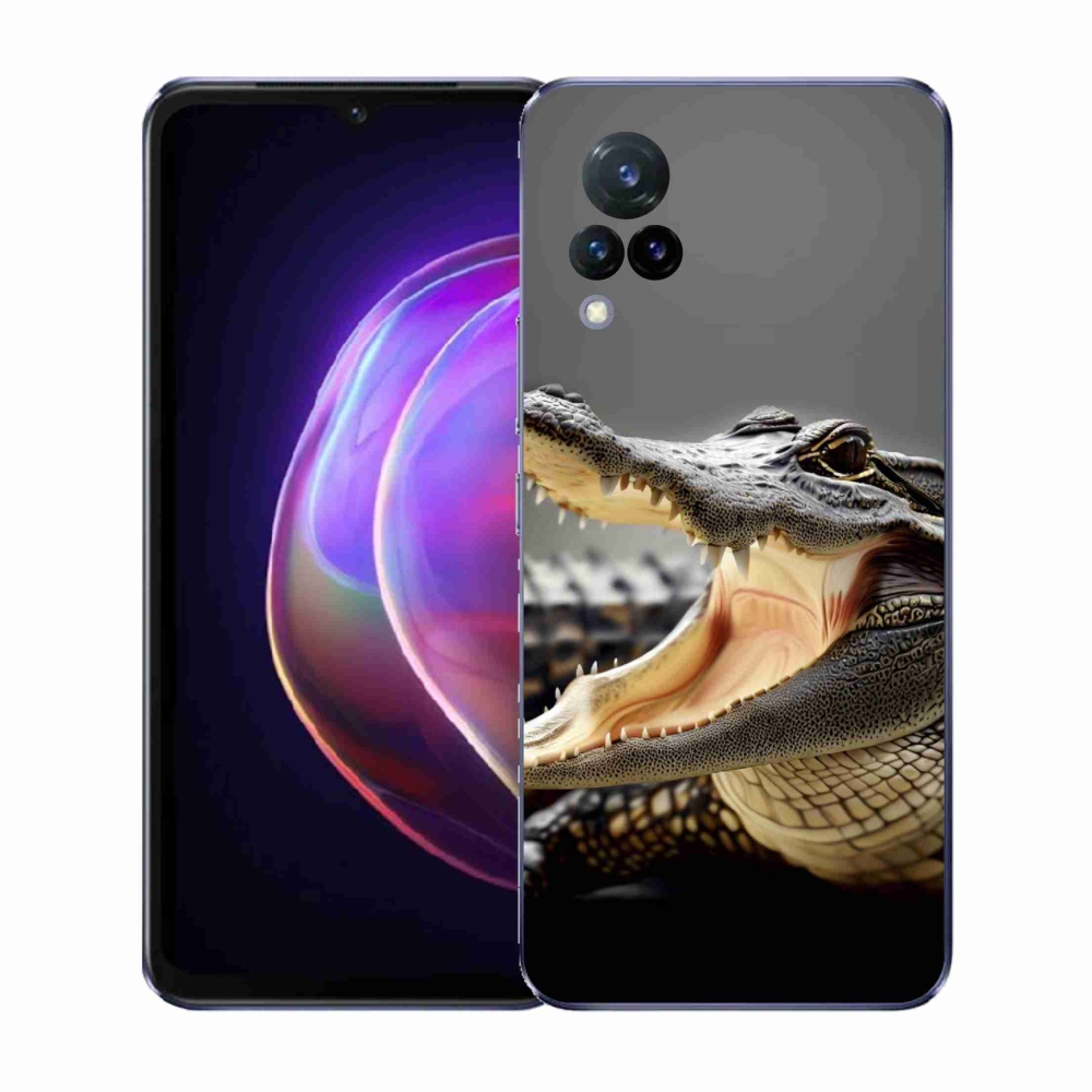 Gelový kryt mmCase na Vivo V21 4G/5G - krokodýl
