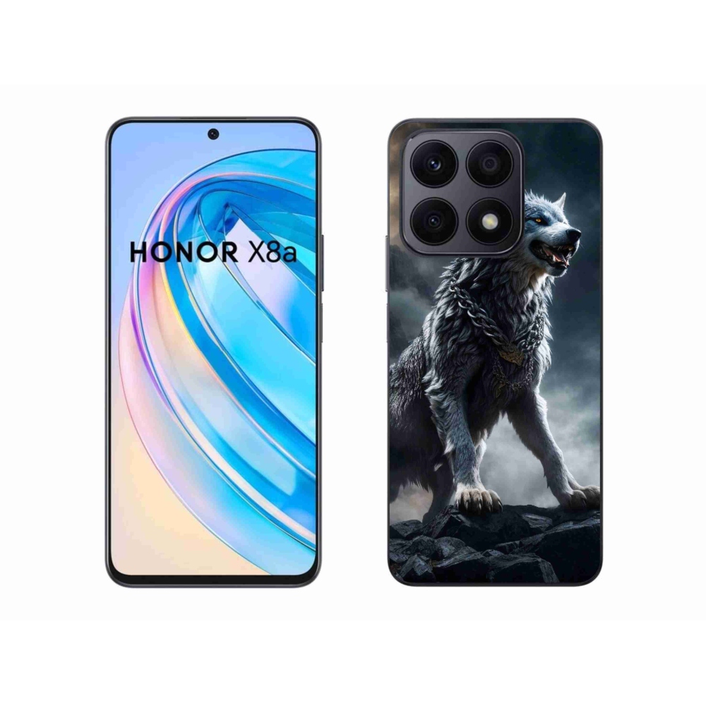 Gelový kryt mmCase na Honor X8a - vlk 1