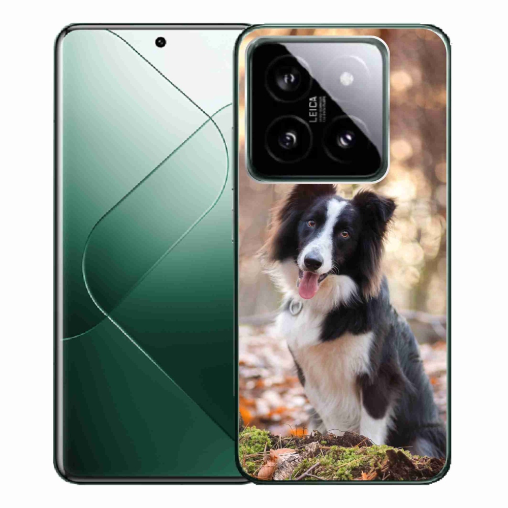 Gelový obal mmCase na Xiaomi 14 Pro - border kolie 1
