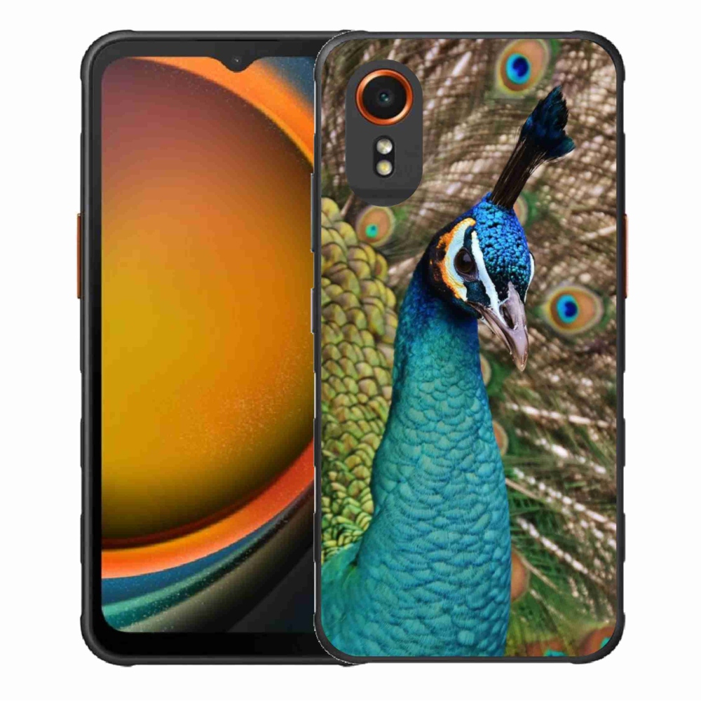 Gelový kryt mmCase na Samsung Galaxy Xcover 7 - páv
