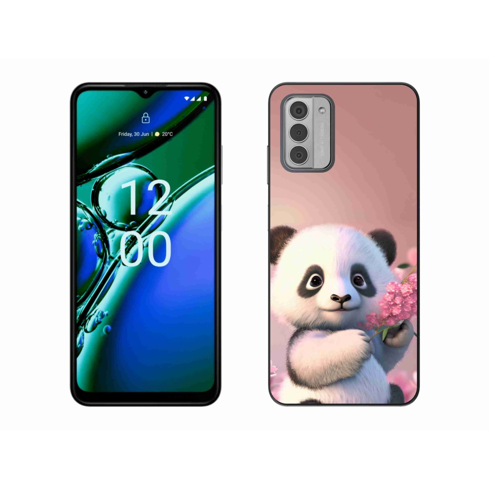 Gelový kryt mmCase na Nokia G42 - roztomilá panda