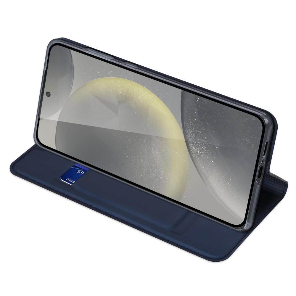 DUX knížkové pouzdro na Samsung Galaxy S24 FE - tmavěmodré