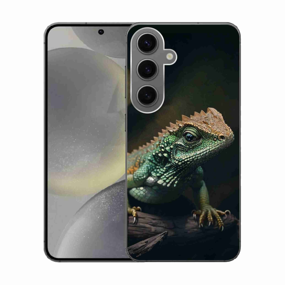 Gelový kryt mmCase na Samsung Galaxy S24 - ještěr