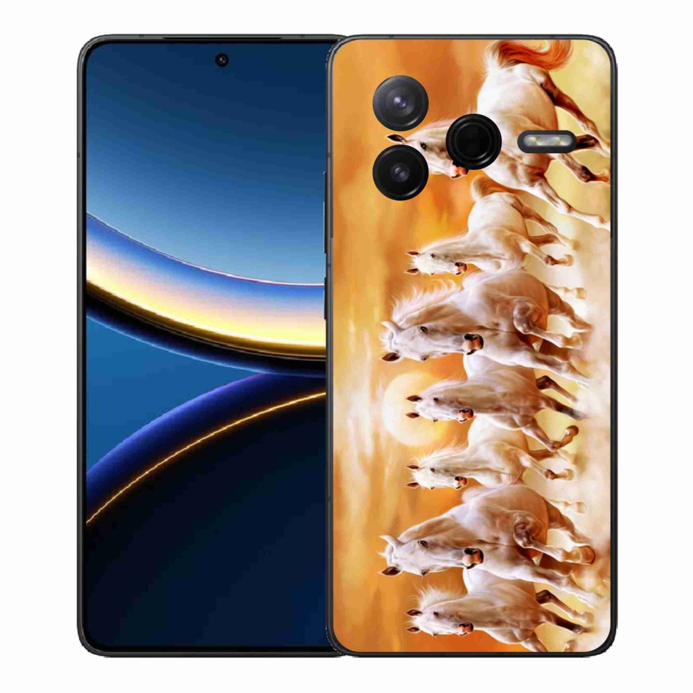 Gelový kryt mmCase na Xiaomi Poco F7 Pro - koně 2