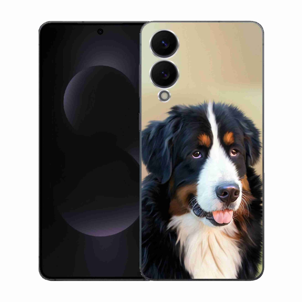 Gelový kryt mmCase na Samsung Galaxy S25 Edge - bernský salašnický pes