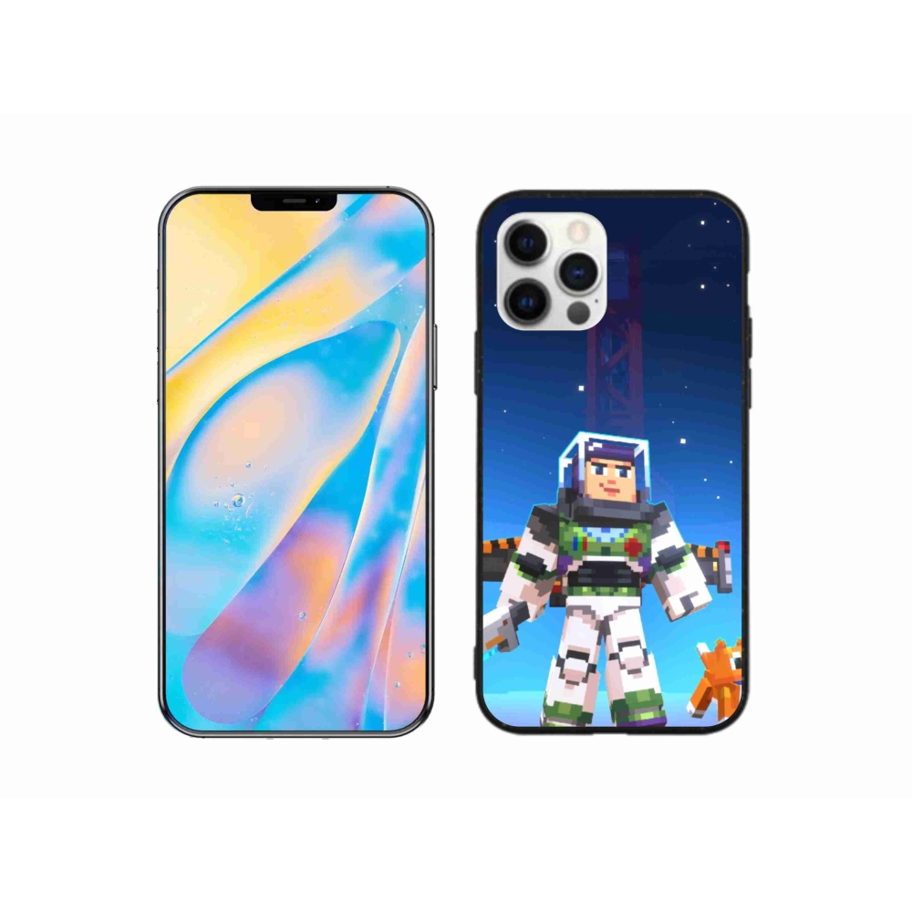 Gelový kryt mmCase na iPhone 12 Pro - minecraft 2