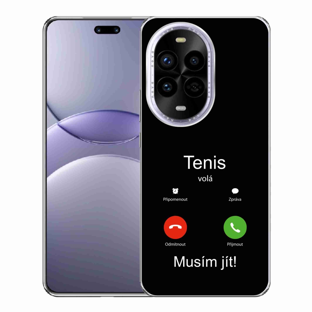 Gelový kryt mmCase na Huawei Nova 13 Pro 5G - tenis volá černé pozadí