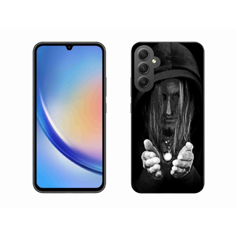 Gelový kryt mmCase na Samsung Galaxy A34 5G - tajemná osoba