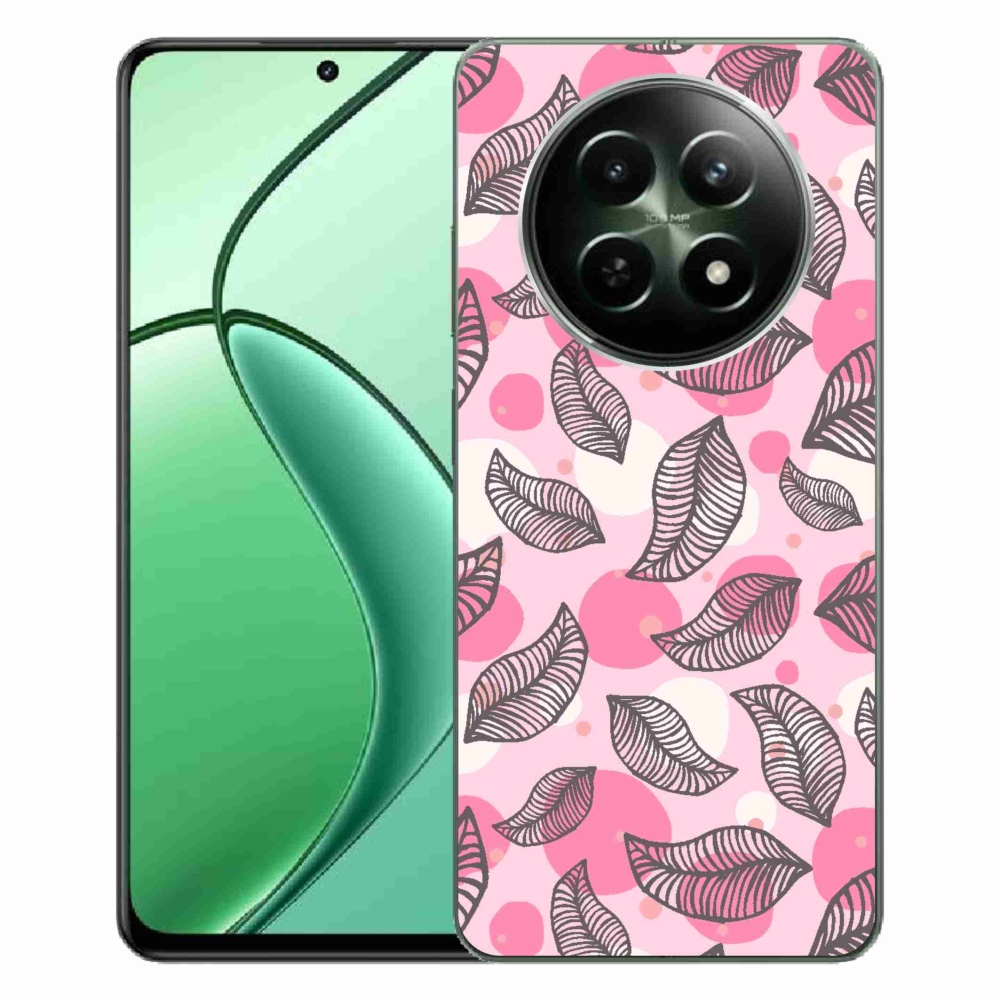 Gelový kryt mmCase na Realme 12 5G/12x 5G - kreslené padající listy