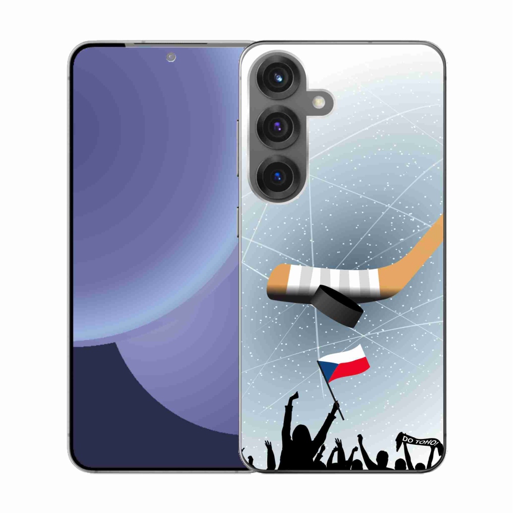 Gelový kryt mmCase na Samsung Galaxy S25 - fanoušci hokeje