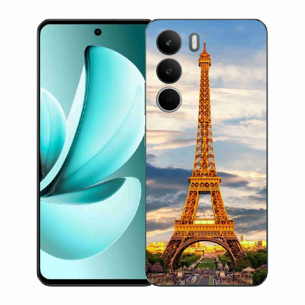 Gelový kryt mmCase na Realme C71 - eiffelova věž 3