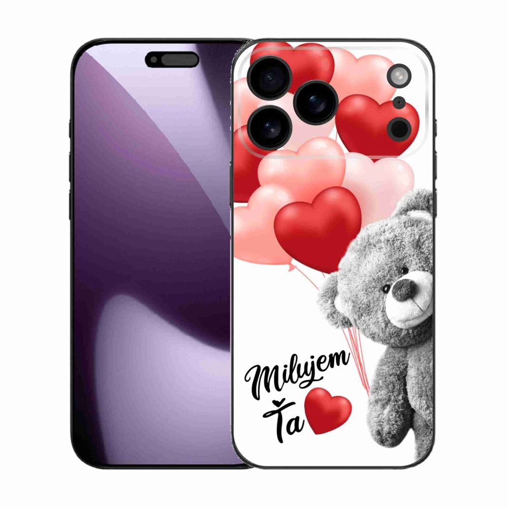 Gelový kryt mmCase na iPhone 17 Pro Max - milujem Ťa sk